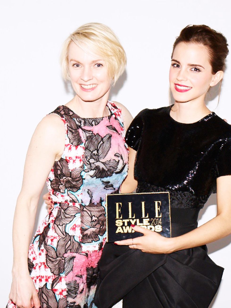 <p>Emma Watson and Lorraine Candy in 2014</p>