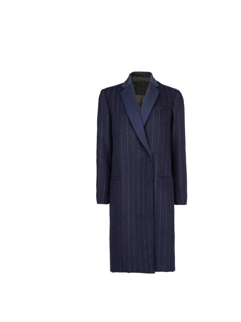 <p>Accessories Editor Donna Wallace will layer this winter coat (in the fabric of the season, pinstripe) over selvedge jeans and a simple knit.</p><p><a href="http://shop.mango.com/GB/p0/mango/clothing/pinstripe-wool-blend-coat/?id=11095581_RB&n=1&s=prend