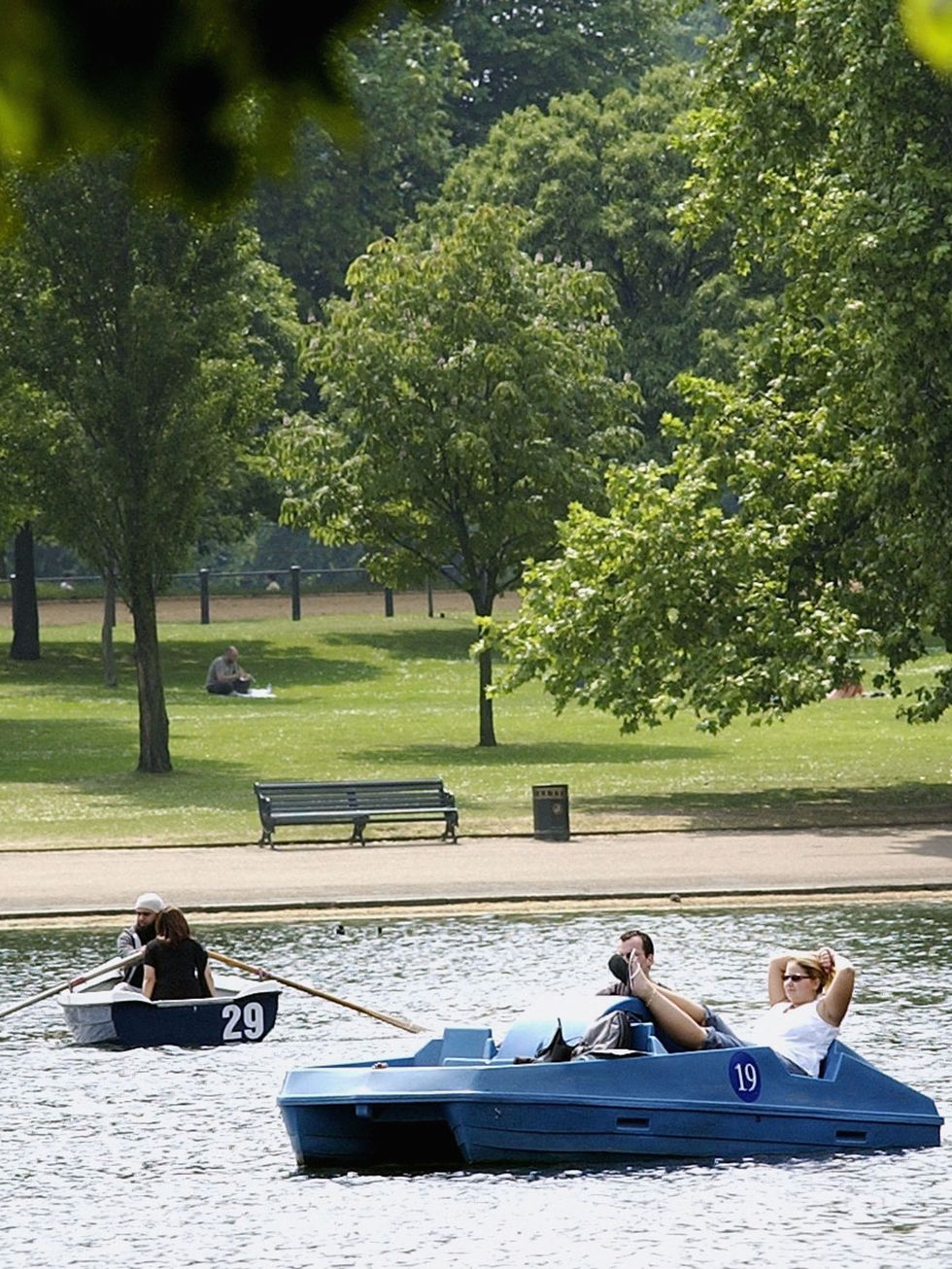Maybe Brangelina will share a romantic Sunday afternoon on a pedalo in Hyde Park