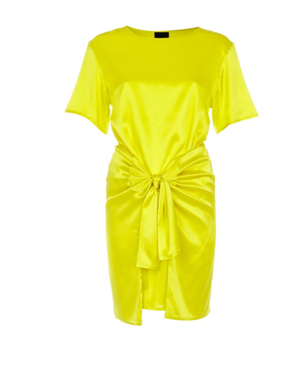 <p>Yellow double tee dress with tied waist £70</p>