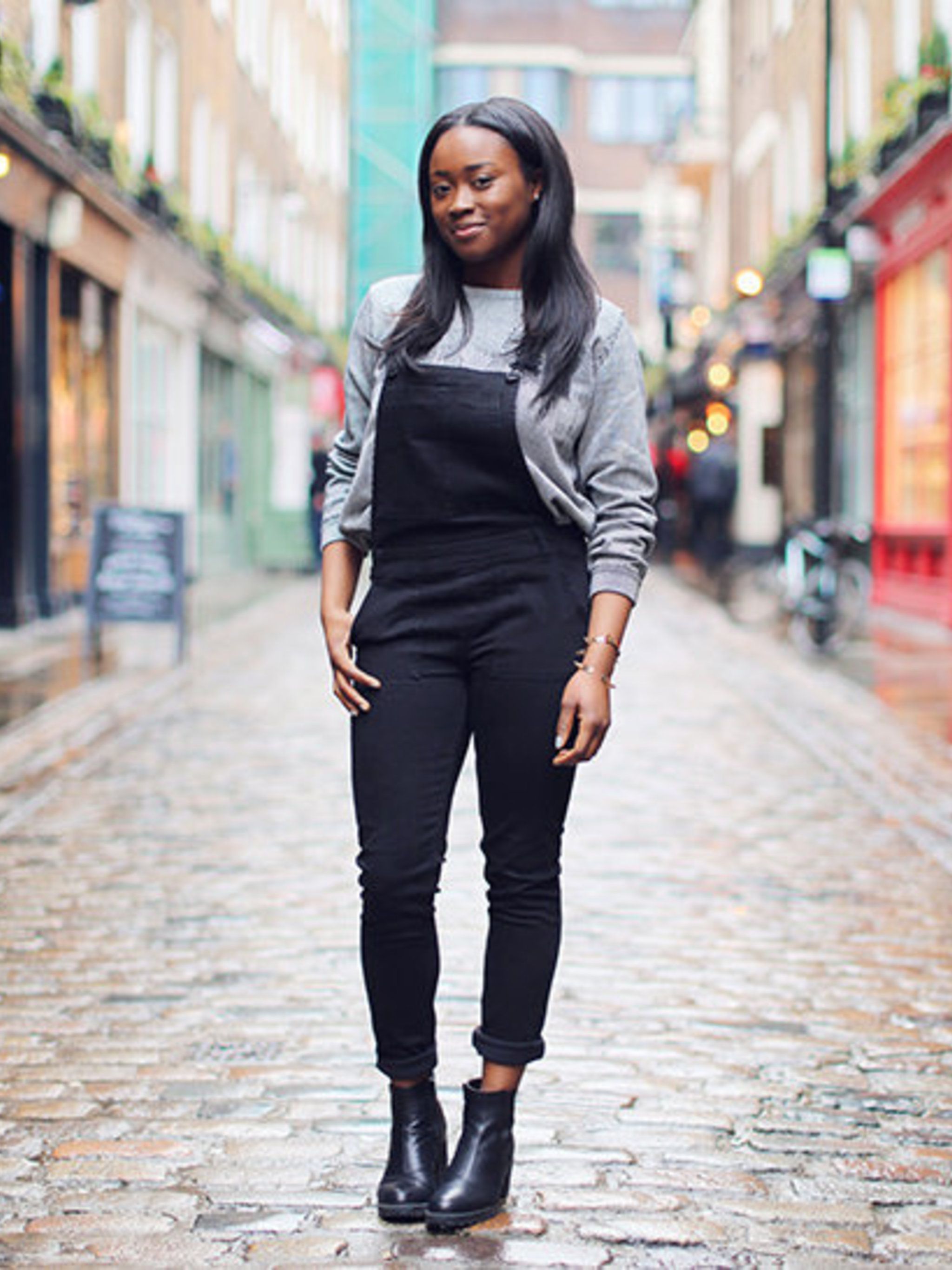 Jumper top and dungarees