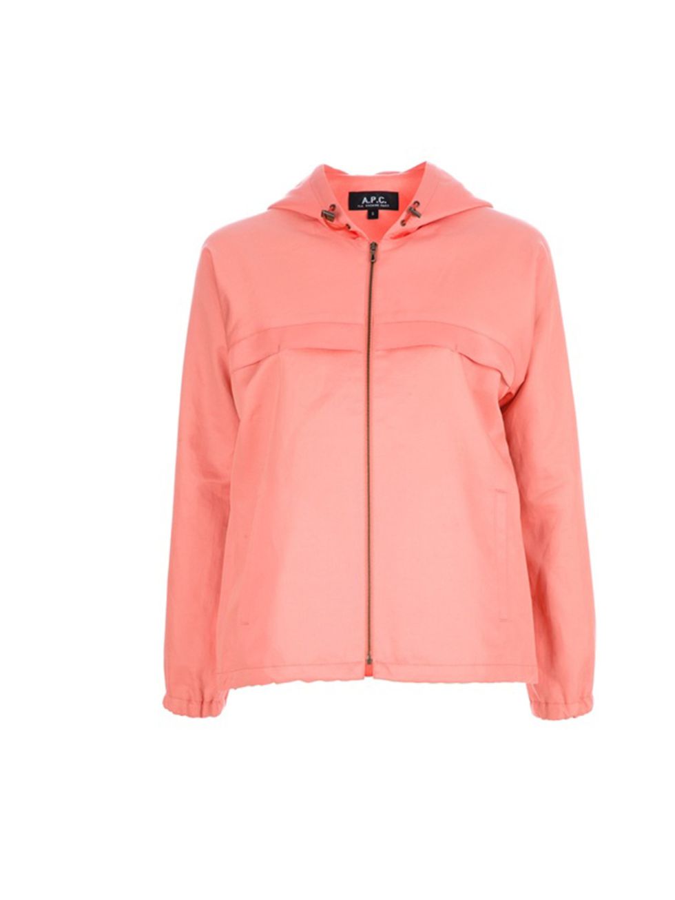 <p>A.P.C. coral hooded jacket, £244, at Farfetch</p><p><a href="http://shopping.elleuk.com/browse?fts=apc+coral+hooded+jacket">BUY NOW</a></p>