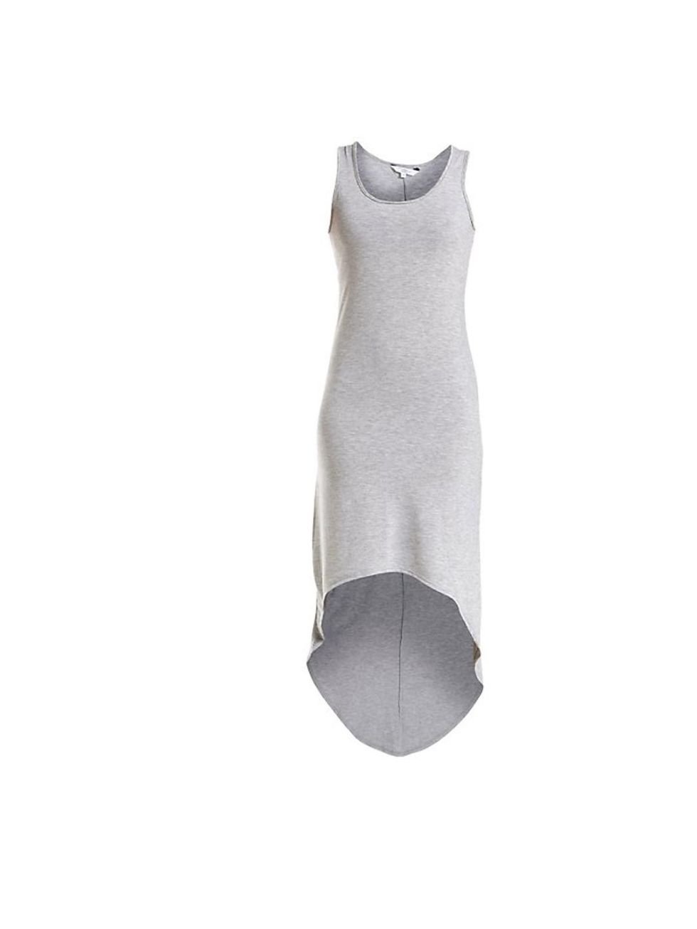 <p><a href="http://www.newlook.com/shop/womens/dresses/grey-racer-back-dipped-hem-dress_253070504">New Look</a> dipped hem dress, £16.99</p>