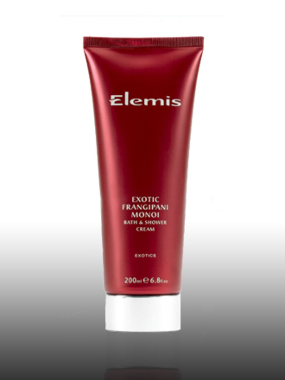 <p>Exotic Frangipani Monoi Bath and Shower Cream, £19 by <a href="http://www.elemis.com/">Elemis</a> </p><p>Moisturise while you bathe with Elemis' indulgent bath and shower cream which leaves your skin super soft and wonderfully scented.</p>