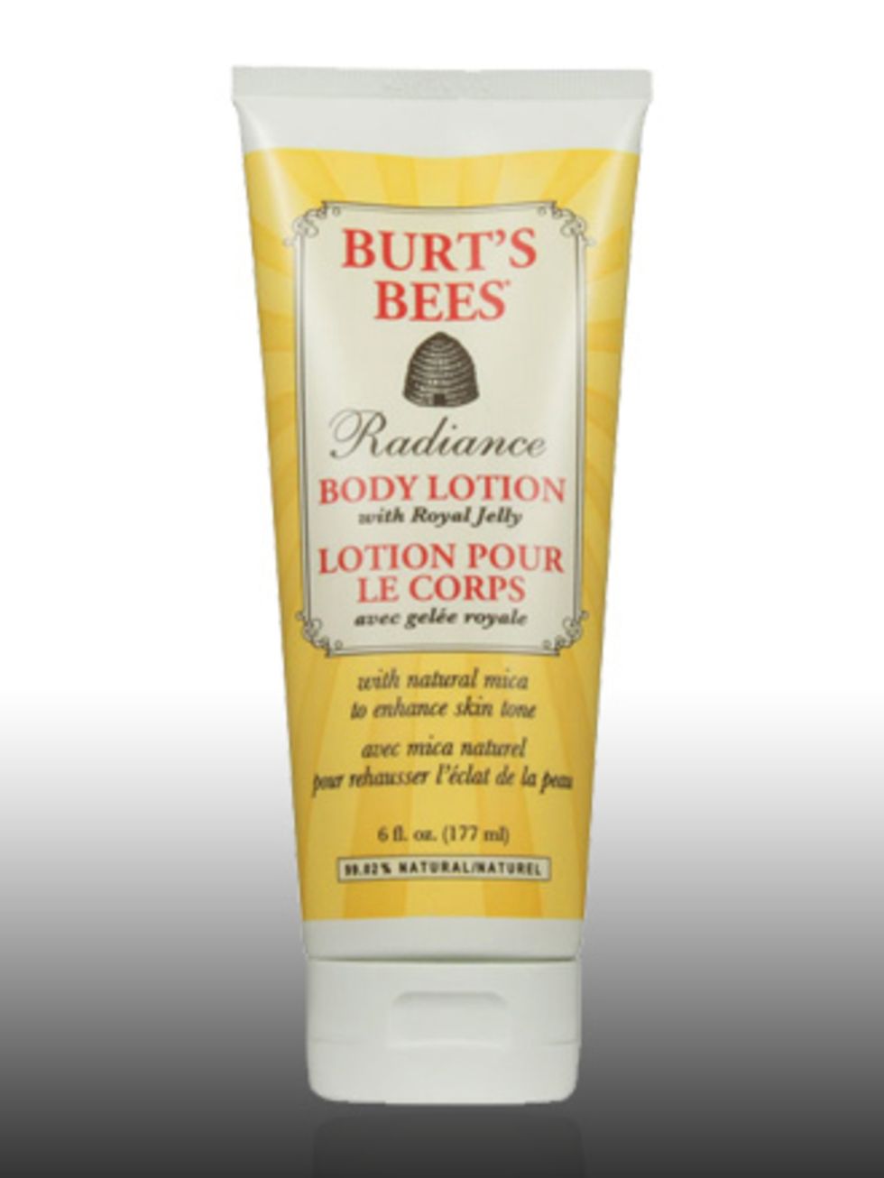 <p>Radiance Body Lotion, £10.95 by Burt's Bees at <a href="http://www.hqhair.com/code/products.asp?PageID=292&amp;SectionID=186&amp;FeaturedProduct=15020&amp;pID=1">HQhair</a> </p><p>Not only are Burts Bees products really effective and super kind to you