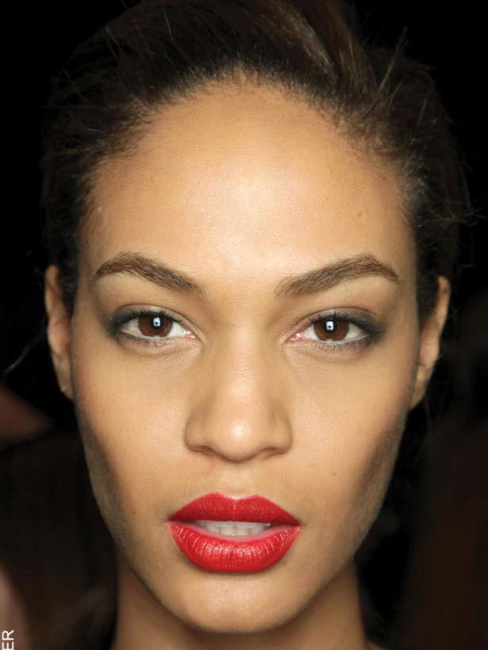 <p>After a season experimenting with bold rainbow shades lip colour returns to its primary roots this winter with slashes of scarlet making an appearance at shows such as <a href="http://www.elleuk.com/catwalk/collections/giles/autumn-winter-2011">Giles</