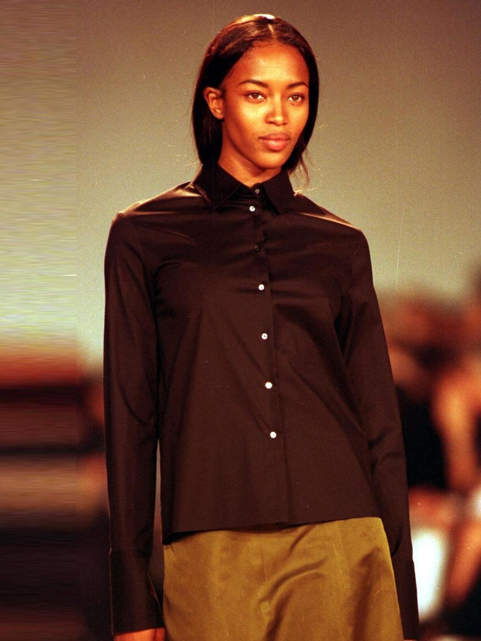<p><a href="http://www.elleuk.com/star-style/celebrity-style-files/naomi-campbell">Naomi Campbell</a> on the catwalk for Louis Vuitton Autumn/ Winter 1998 collection, Paris Fashion Week 1998.</p><p><a href="http://www.elleuk.com/star-style/celebrity-style