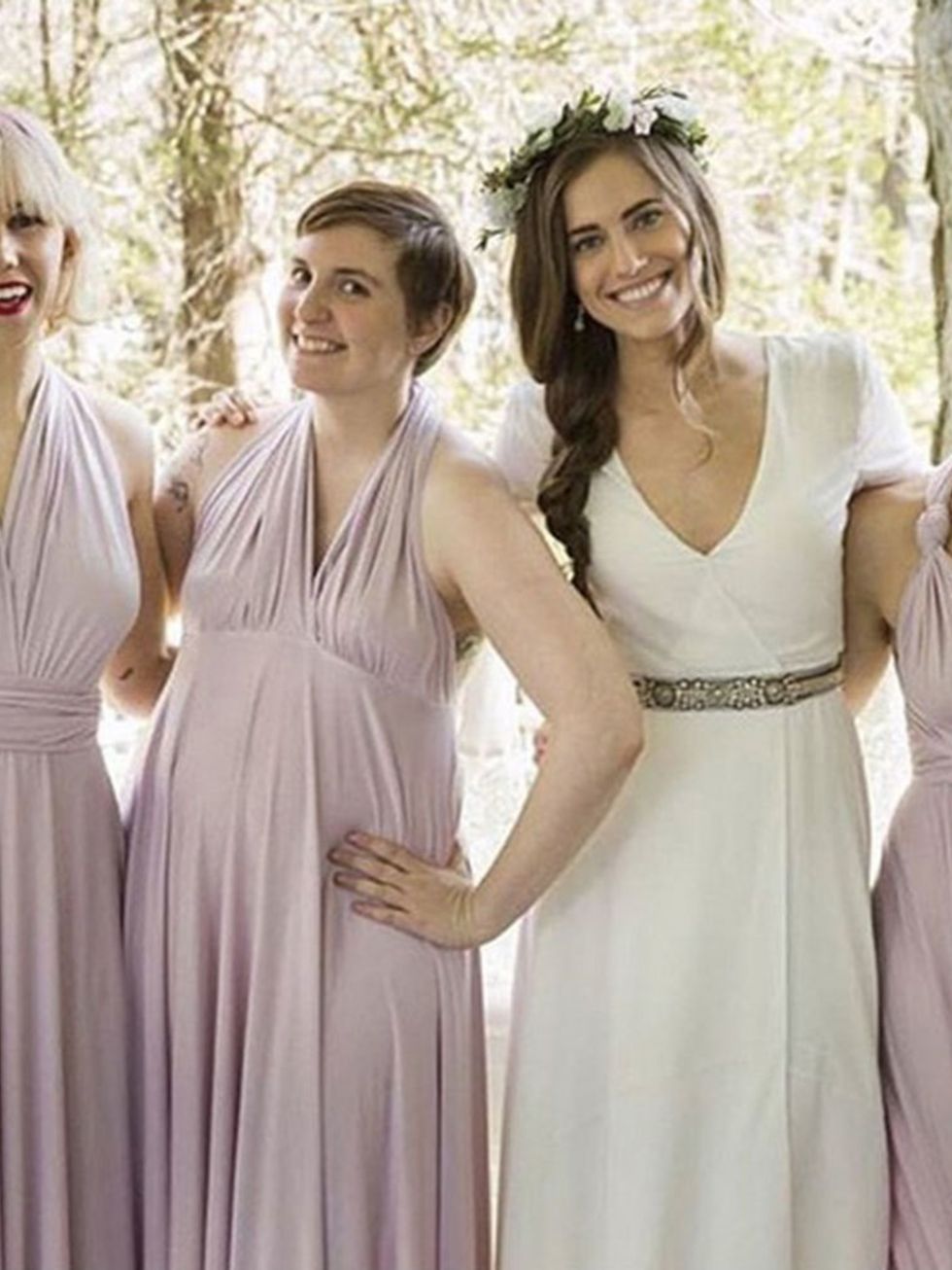 <p>Allison Williams is joined by her Girls co-stars for her 'Girls wedding' that she shared on her own Instagram.</p>