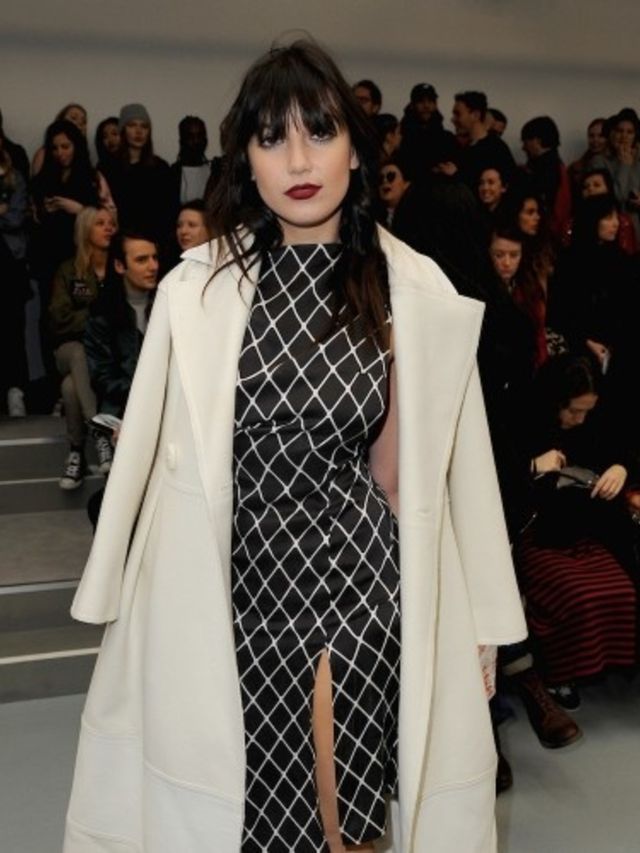 Emma Chamberlain Wears Lip Dress & Jean Boots for Loewe's Fashion