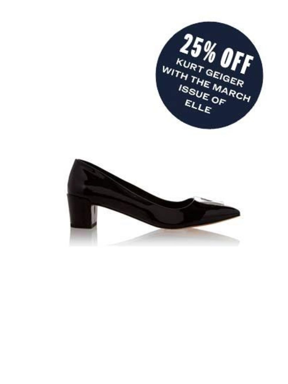 <p>This season's hottest heel shape.</p><p><a href="http://www.kurtgeiger.com/alpha-black-patent-41-carvela-kurt-geiger-shoe.html">Block-heel court shoe</a>, £85</p>