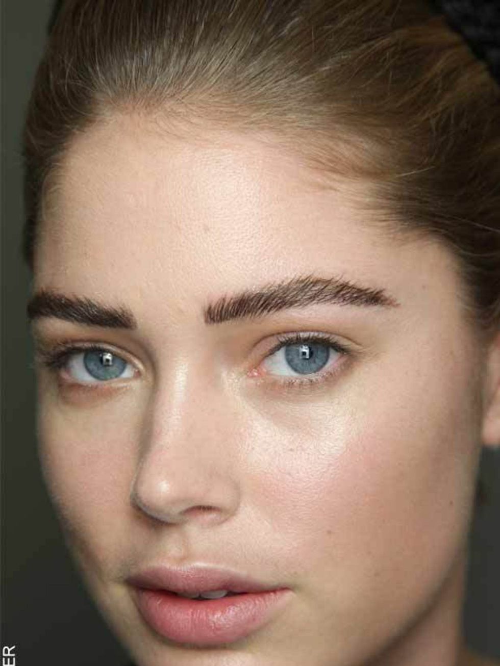 <p><strong>Seen at:</strong> Giles, Max Mara, Nathan Jenden, Prada (pictured), RM Roland Mouret</p><p>Brows are back again. Its a big eyebrow look this season. Im seeing a lot more strength in the brow said make-up artist Val Garland. All the big show