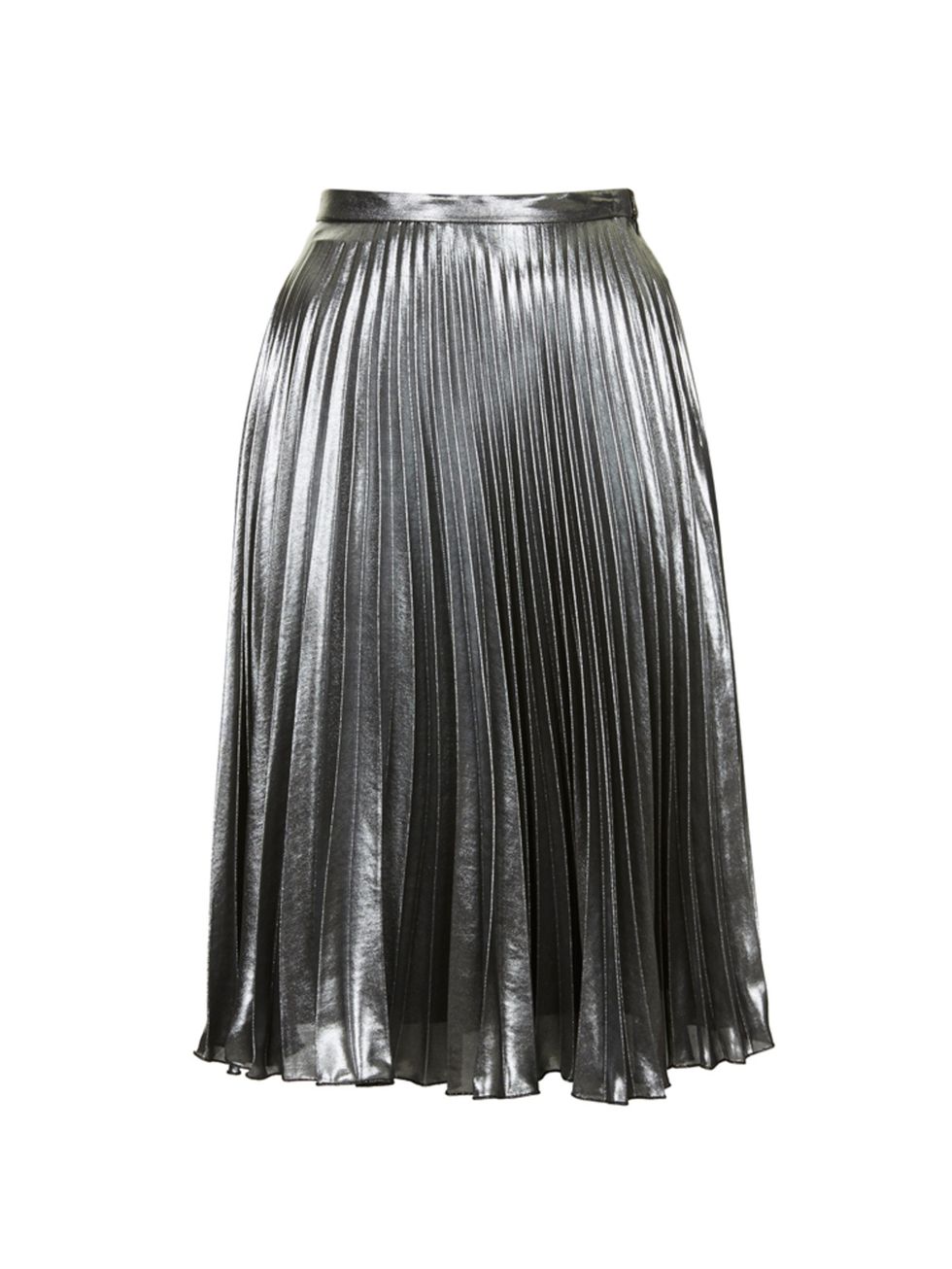 <p>Dress this skirt down in trainers and a sweatshirt for work then add some oompf with heels and a slinky tee.</p>

<p><a href="http://www.topshop.com/webapp/wcs/stores/servlet/ProductDisplay?searchTerm=metallic&storeId=12556&productId=17839157&urlReques