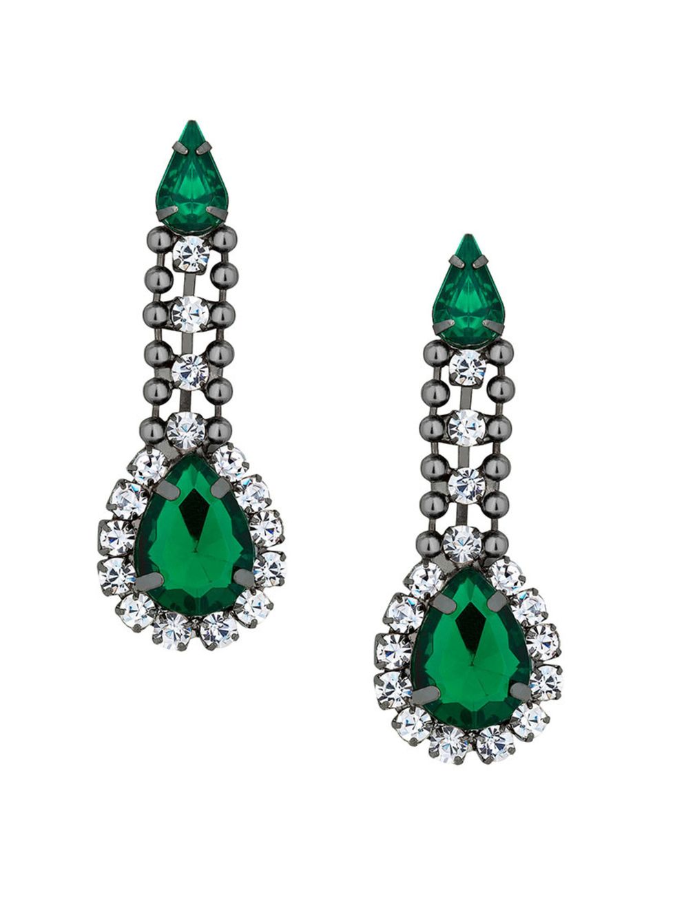 <p>Go emerald like Kate for a steal at £8.</p>

<p>Green peardrop earrings, £8, from <a href="http://www.debenhams.com/webapp/wcs/stores/servlet/prod_10701_10001_37484+MDER037430_-1" target="_blank">Mood at Debenhams</a>.</p>