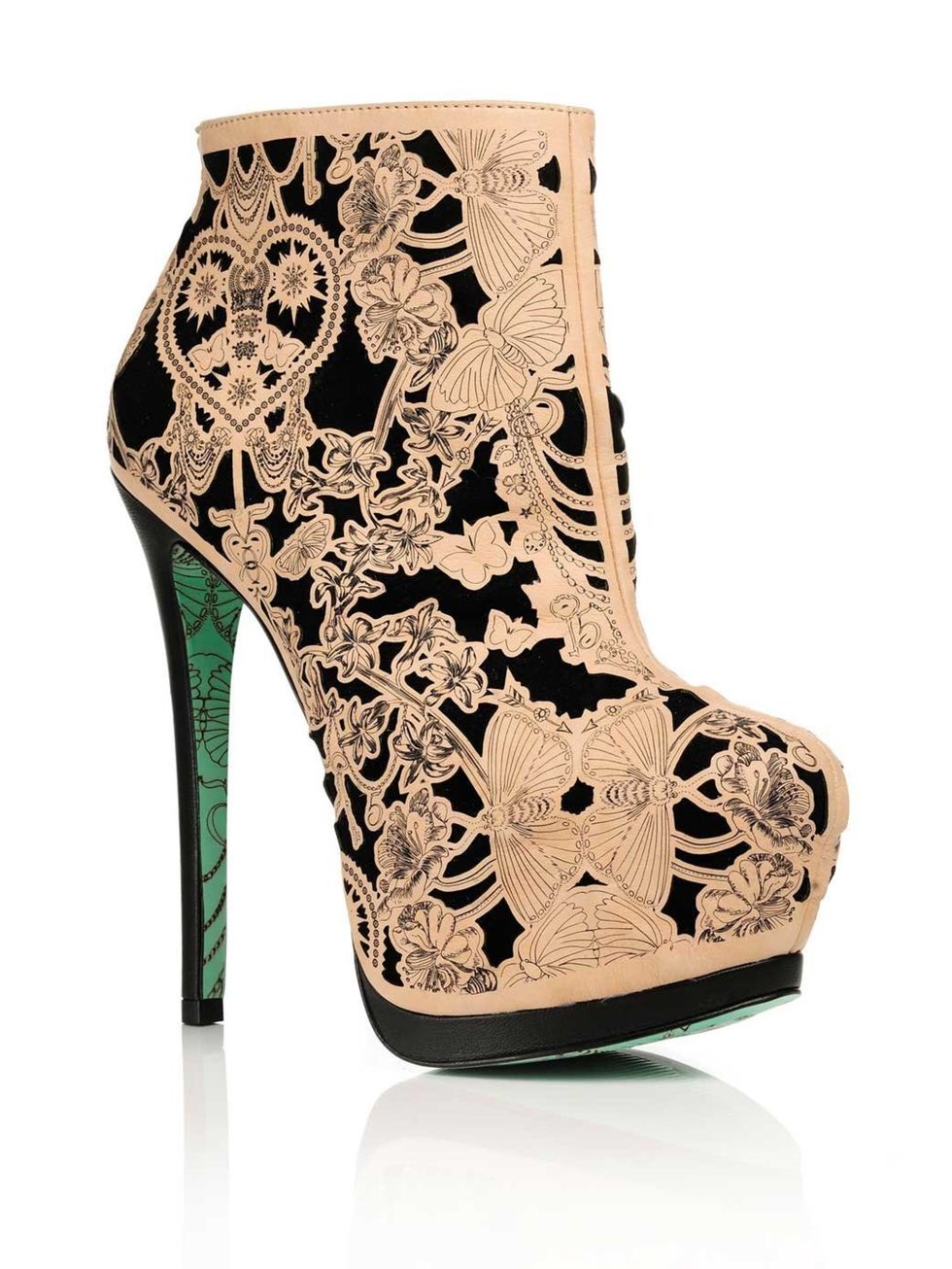 <p>Chloe Green shoes Autumn Winter 2012 for TOPSHOP</p>