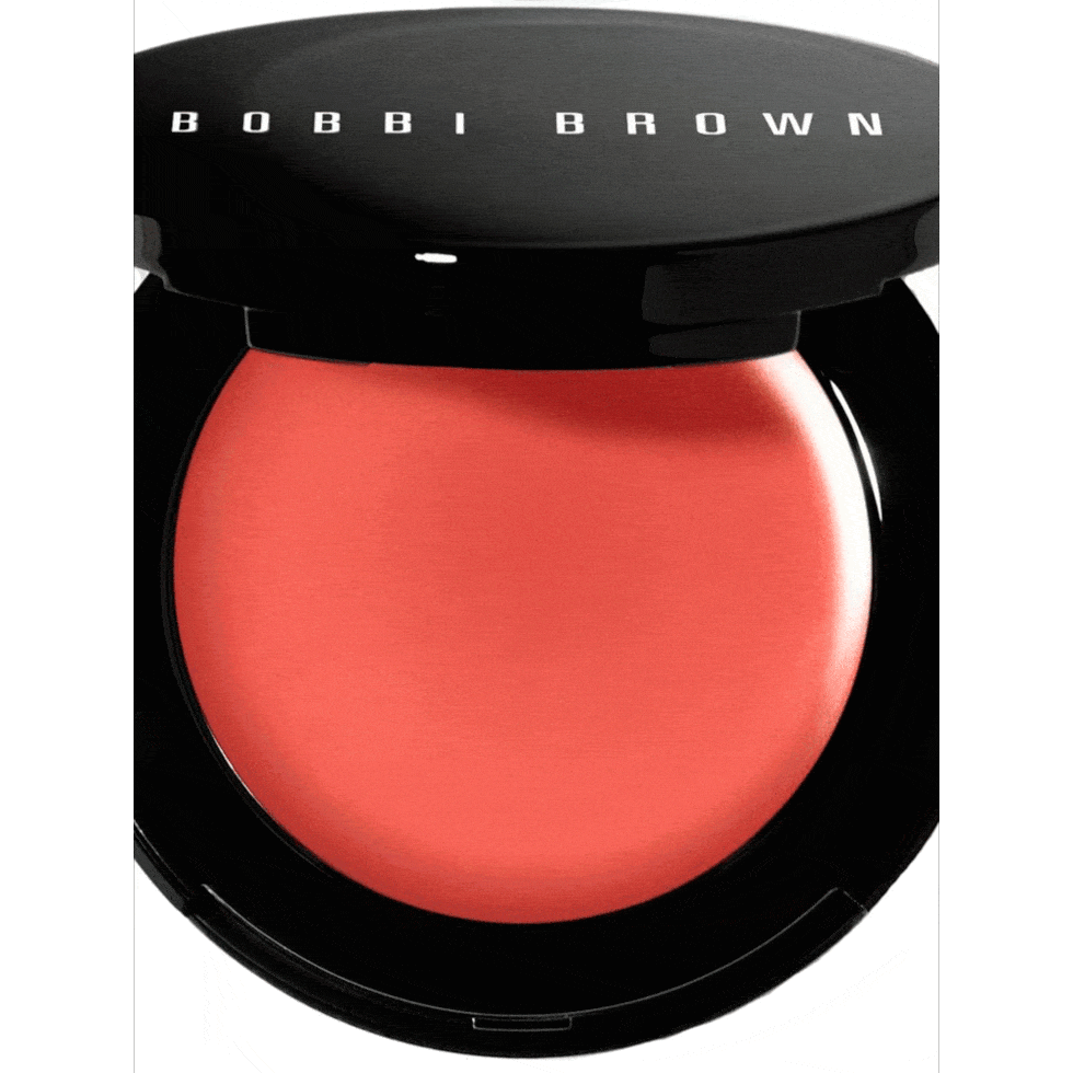 <p><a href="http://www.bobbibrown.co.uk/product/2323/20488/Makeup/Cheeks/Blush/Pot-Rouge-for-Lips-Cheeks/Award-Winner/index.tmpl" target="_blank">Bobbi Brown Pot Rouge for Lips and Cheeks, £19</a></p>

<p>Blend this on the apples of your cheeks for a just