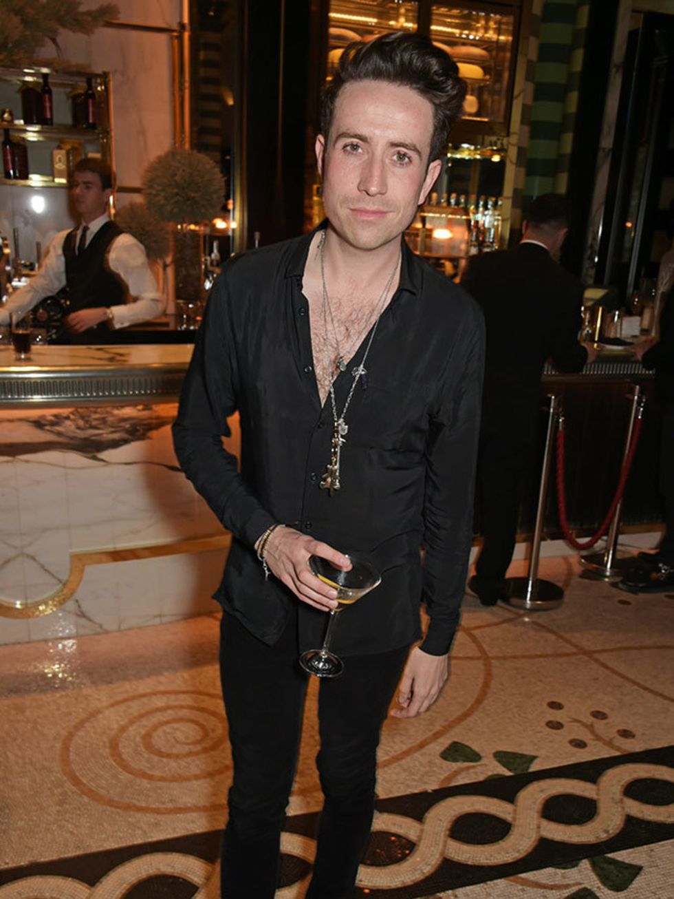 <p>Nick Grimshaw at the LC:M s/s16 GQ closing night party, June 2015.</p>