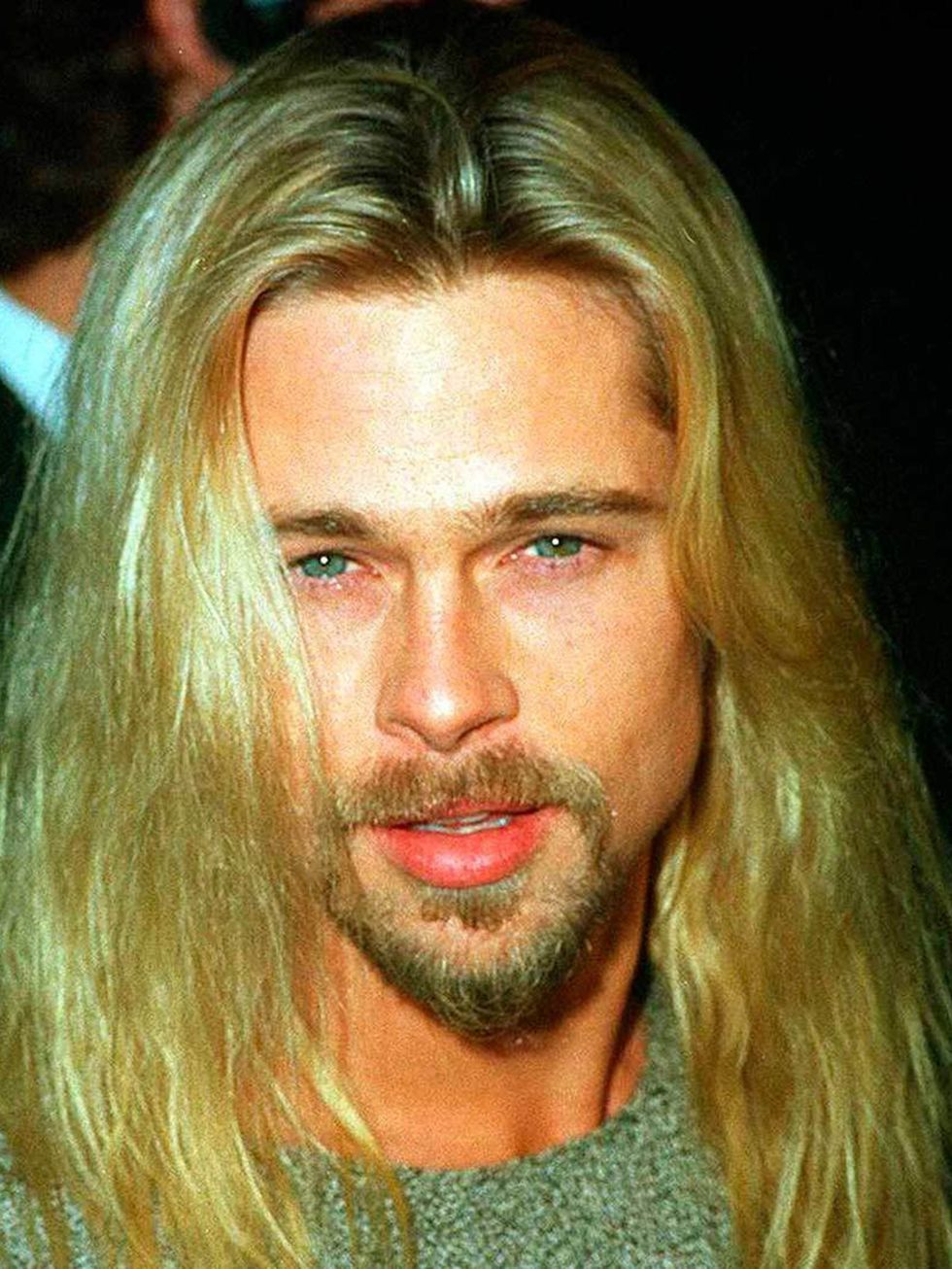 Brad Pitt

Long, tousled, super blonde - Brad Pitt gave good hair back in the nineties.