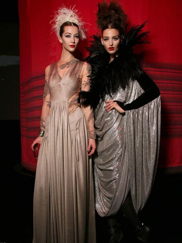 <p>Models at Jean Paul Gaultier</p>