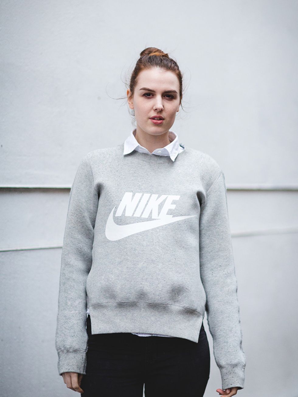 <p>Holly Rains, Acting Content Editor</p>

<p> </p>

<p><a href="http://store.nike.com/gb/en_gb/pd/nikelab-sacai-cable-back-tf-top/pid-10343361/pgid-11160754" target="_blank">Nike x Sacai</a> Knitted Sweatshirt, £280 </p>