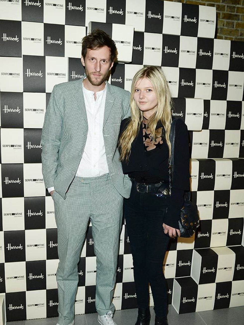 Henry Hudson and Sophie Kennedy Clark attends the Serpentine Gallery and Harrods Future Contemporaries during London Fashion Week AW16