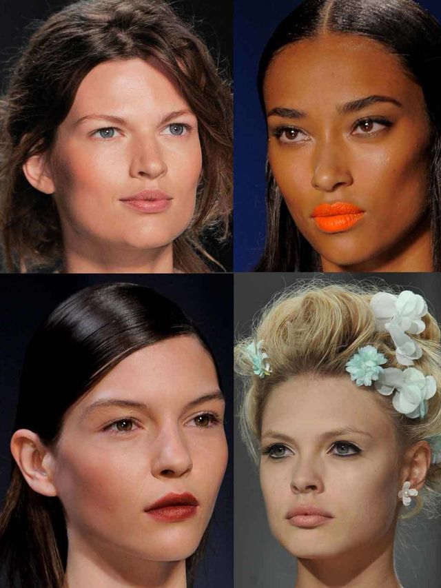 <p>Being the first city to host fashion week it's tricky to spot any definitive hair or make-up trends for spring summer 2014 just yet. <a href="http://www.elleuk.com/beauty/beauty-notes-daily/spring-s-bright-lips-nyfw-ss14">Bold lips paired with bare eye