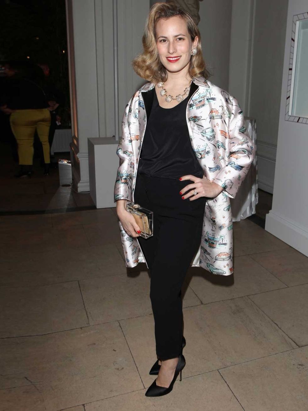 <p>Charlotte Dellal at the launch party for Cartier's new Tank Anglaise watch collection</p>