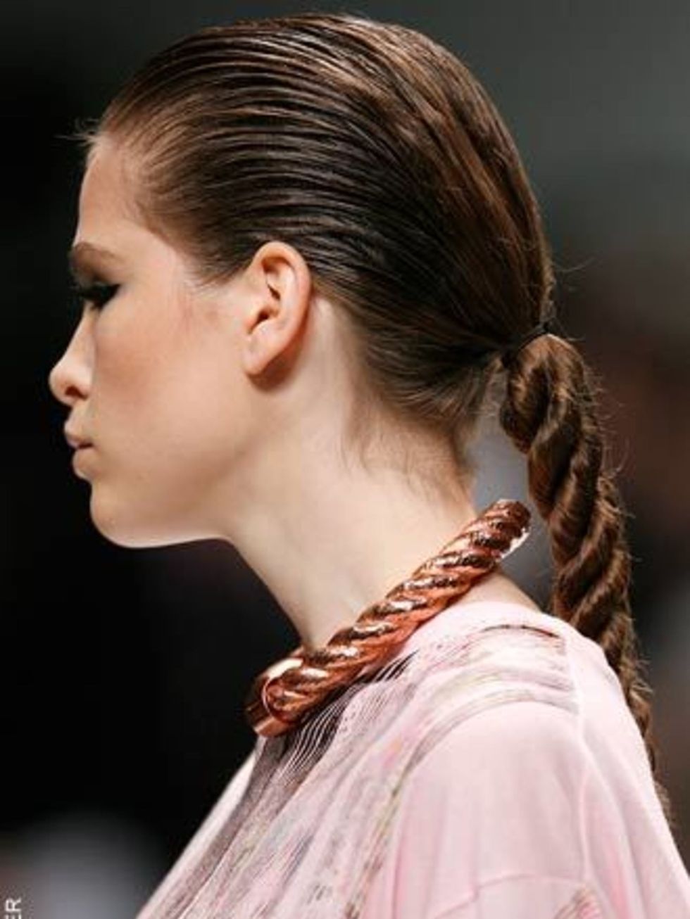 <p>TwistsTwists, plaits and rolled hair were all over the London catwalks and proves how London is always pushing the envelope  just look at Roksanda Ilincic and Todd Lynn for proof. At Todd Lynn, the front section of hair was rolled around wadded nett