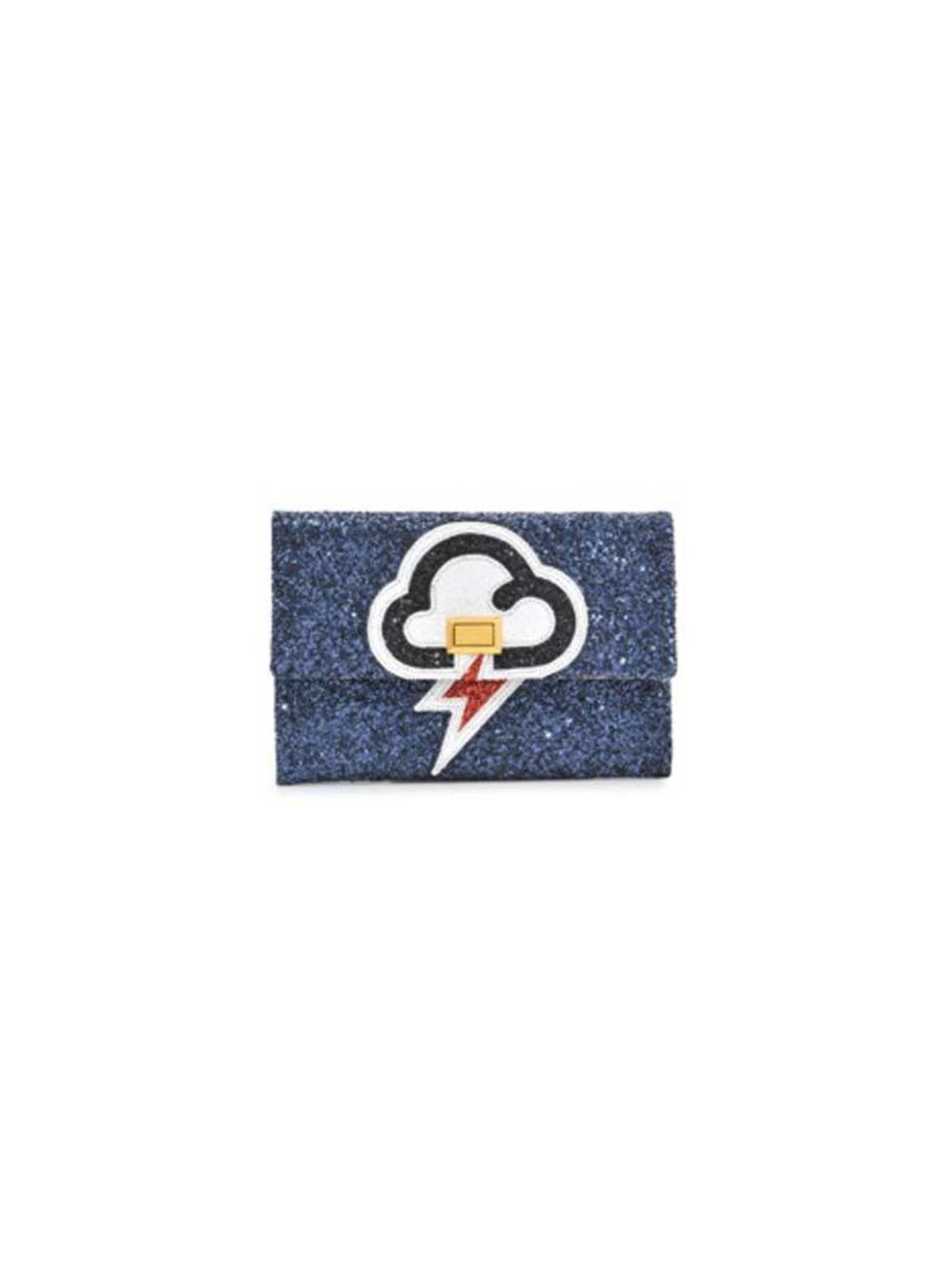 <p>This is your bank holiday weather report...</p>

<p>Anya Hindmarch clutch, £395 at <a href="http://www.monnierfreres.co.uk/valorie-lightning-clutch-HIN003017-uk.html" target="_blank">Monnier Frères</a></p>