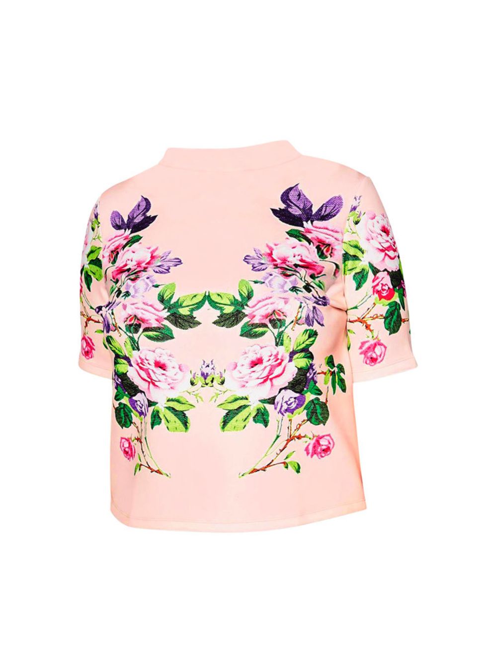 <p><a href="http://www.asos.com/ASOS-Curve/ASOS-CURVE-High-Neck-Top-With-Floral-Placement-Print/Prod/pgeproduct.aspx?iid=4956315&WT.ac=rec_viewed&CTAref=Recently+Viewed" target="_blank">ASOS Curve</a> Floral High Neck Top, £25</p>