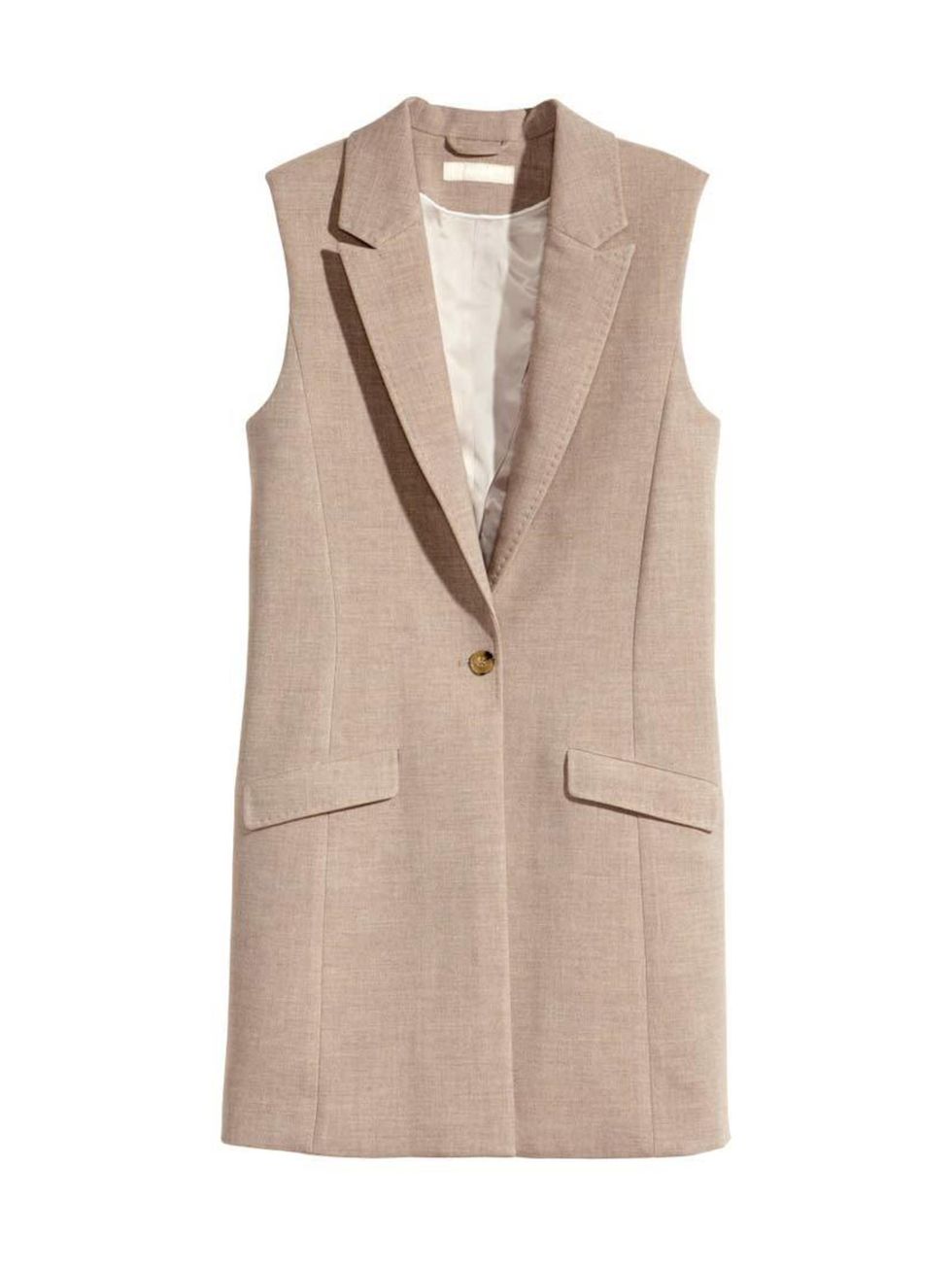 <p>Fashion Assistant Charlie Gowans-Eglinton will wear this long-line waistcoat over a poloneck and skinny jeans.</p>

<p><a href="http://www.hm.com/gb/product/89738?article=89738-A" target="_blank">H&M</a> waistcoat, £49.99</p>