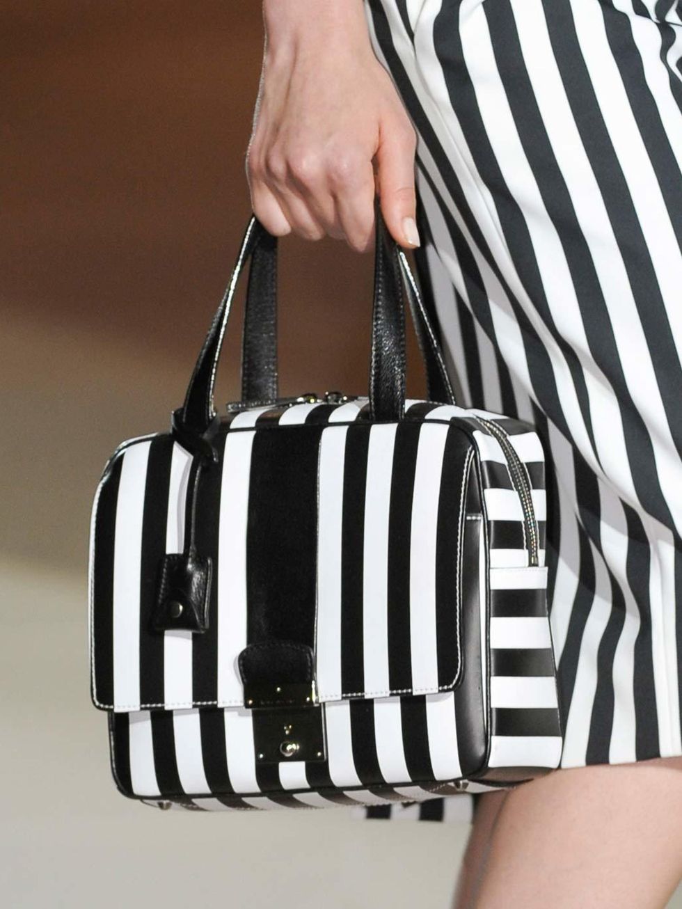<p><a href="http://www.elleuk.com/catwalk/designer-a-z/marc-jacobs/spring-summer-2013">Marc Jacobs</a> emulates the monochromed stripe for his spring/summer 2013 collection </p>