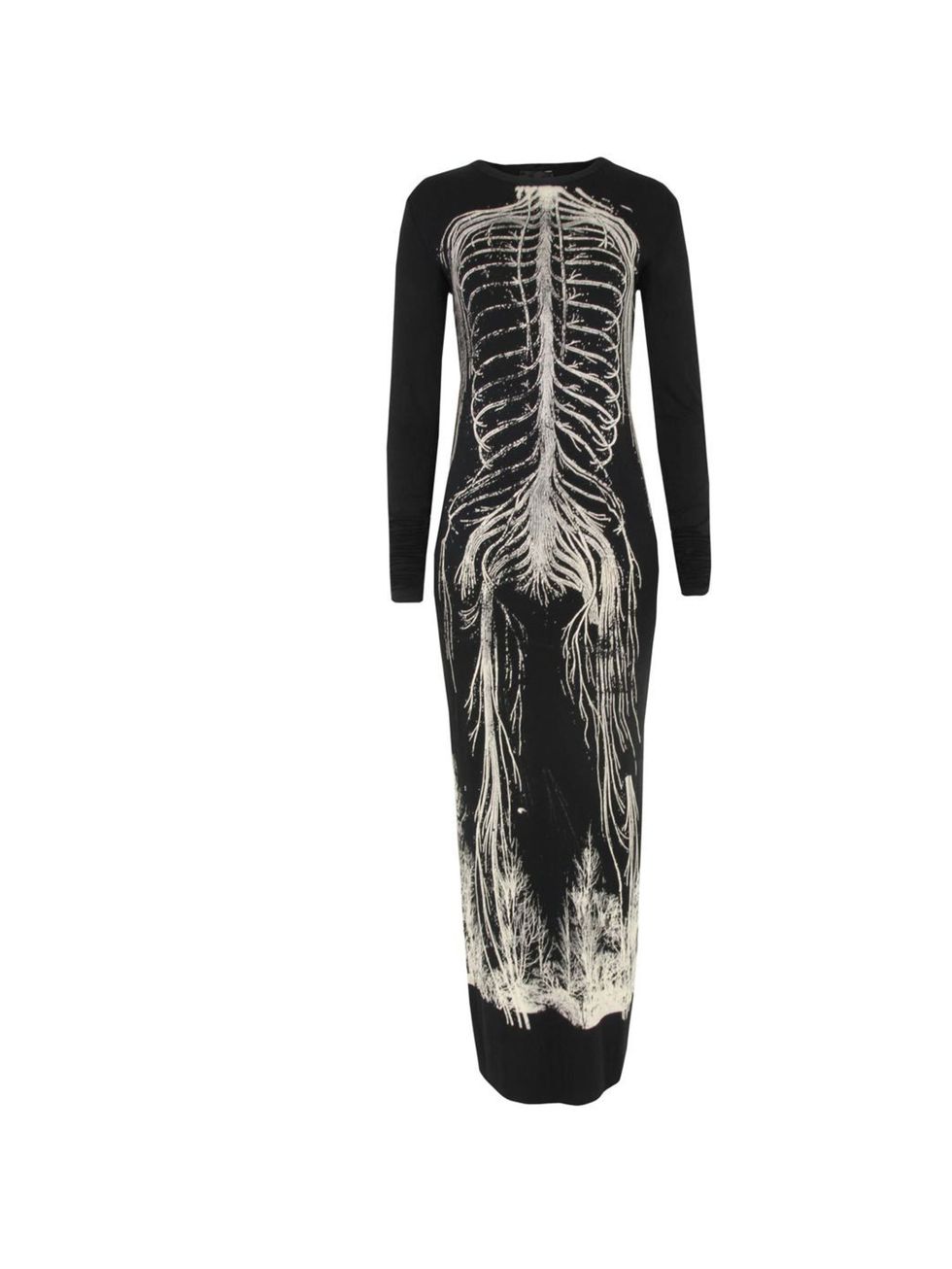 <p>Draw in Light skeleton dress, £280, at <a href="http://www.coggles.com/item/Draw-In-Light/Bones-Long-Sleeve-Black-Dress/B3KP">Coggles.com</a></p>