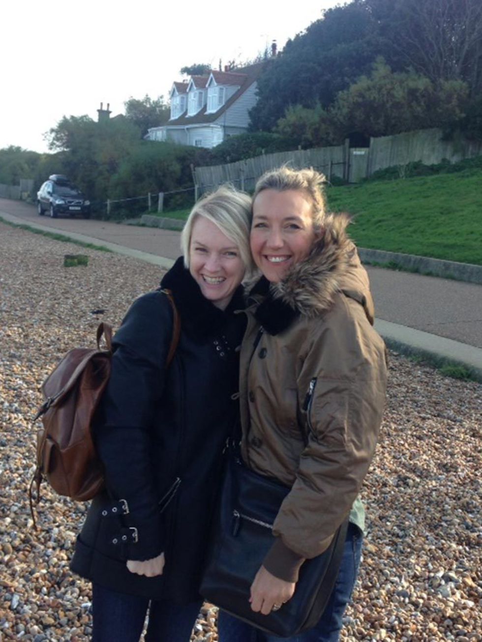 <p>Lorraine Candy, Editor-In-Chief</p>

<p>'Me and Victoria White in Whistable. One of the few sober pics, or where we are not wearing a wetsuit/comedy glasses/swim hat'</p>