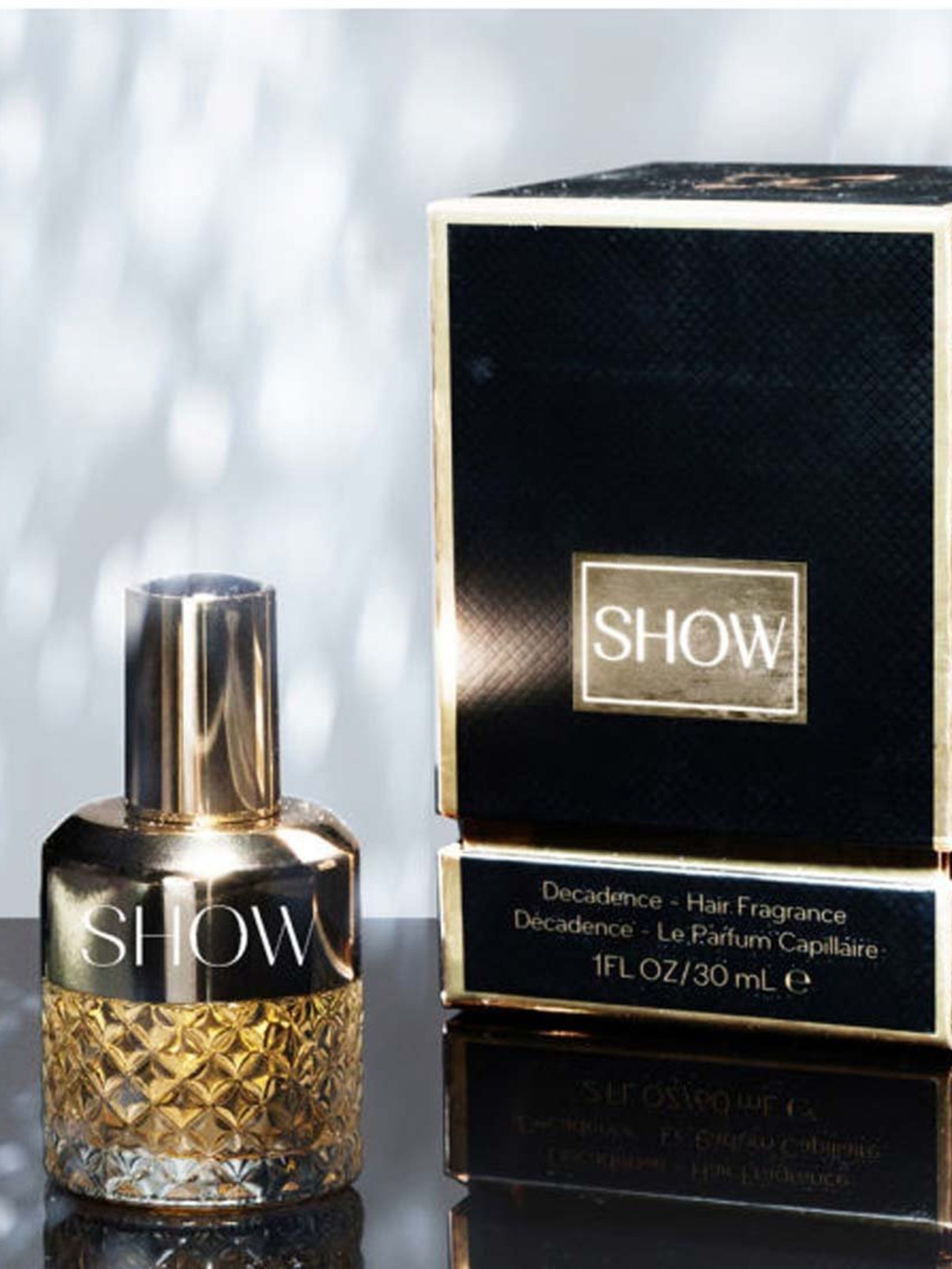 show beauty decadence hair fragrance