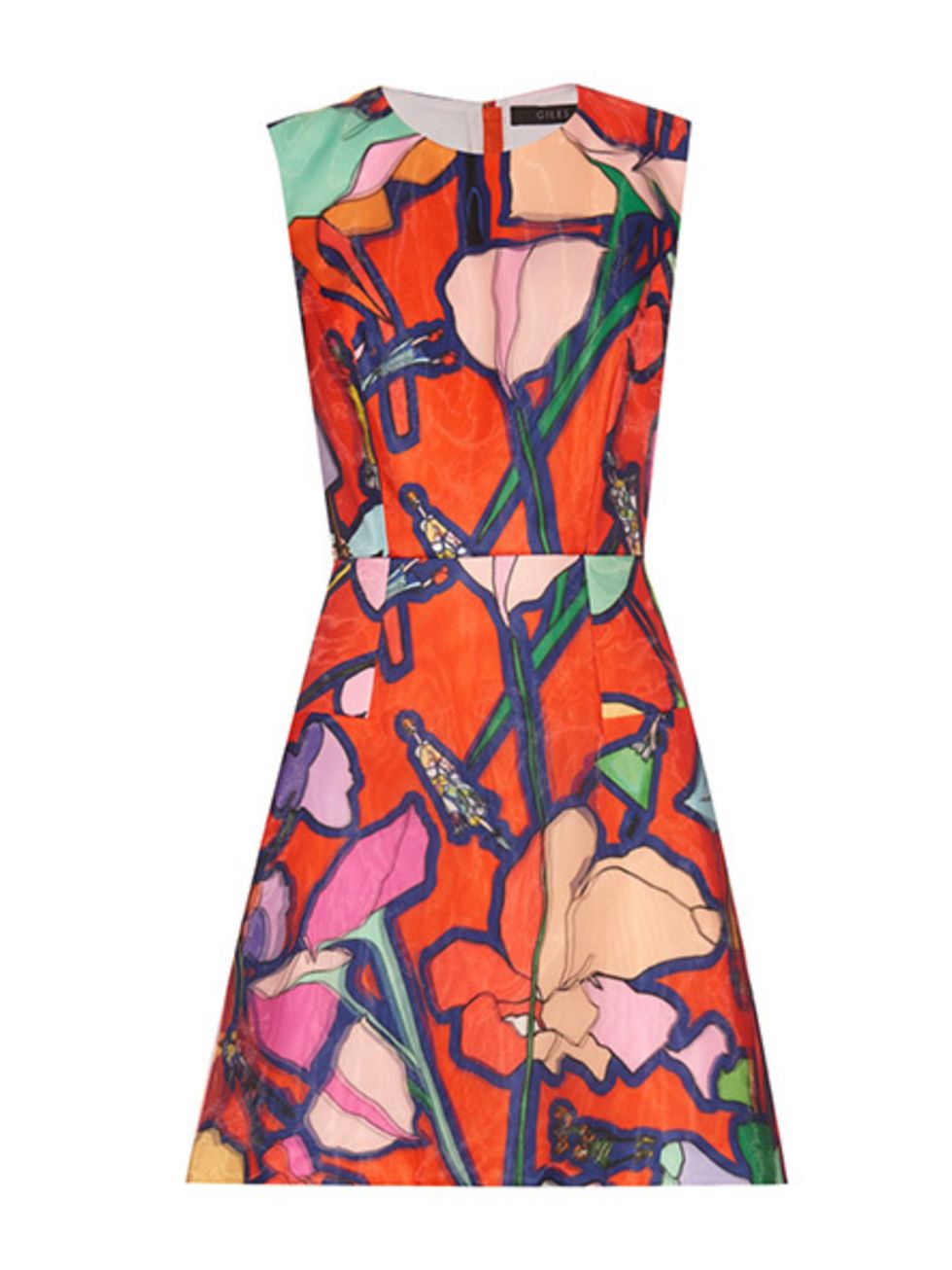 <p>Floral dress, £310, <a href="http://www.matchesfashion.com/products/Giles-Illustration-print-organza-dress-1039577">Giles at Matches</a></p>