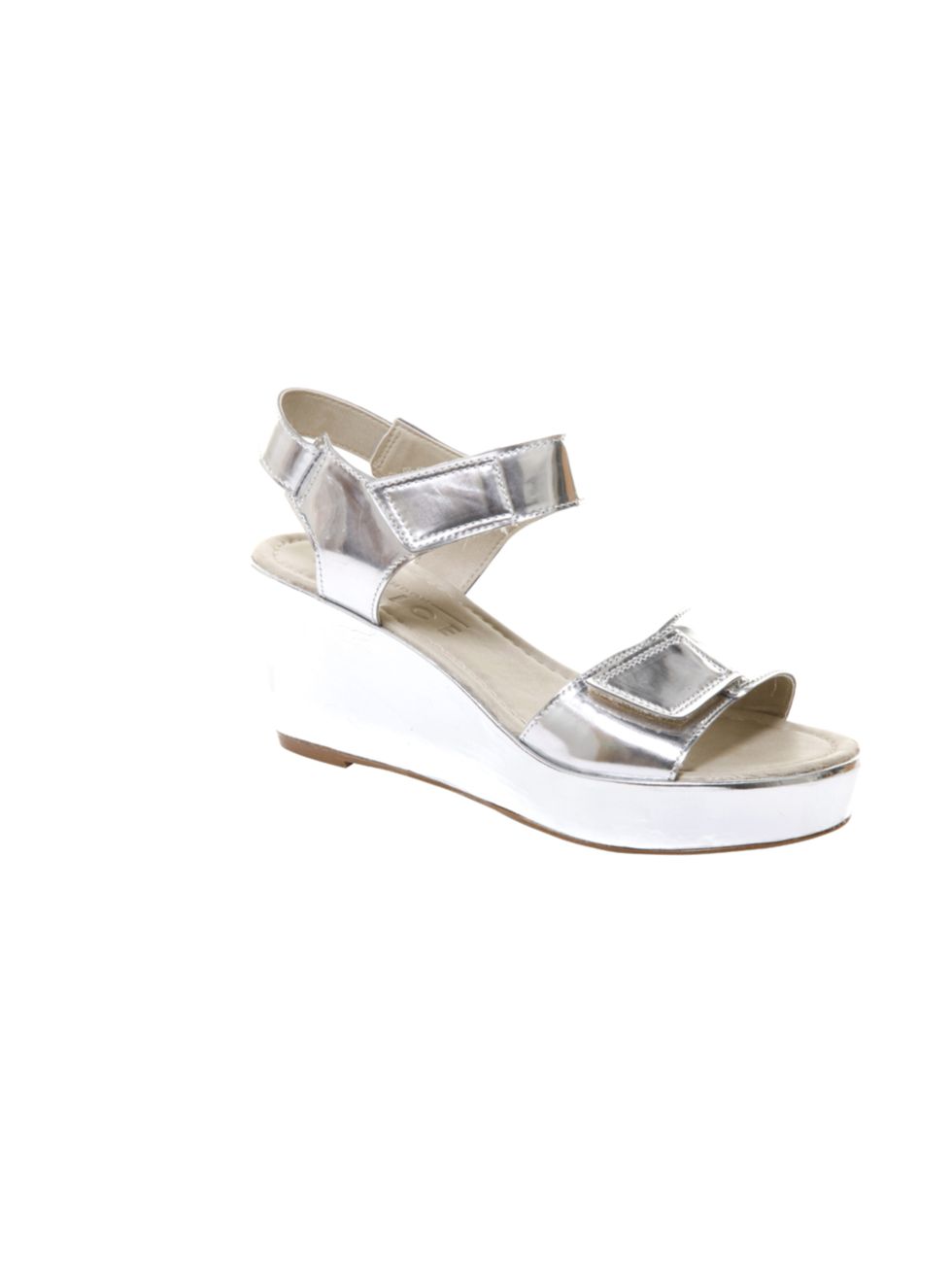 <p>You cant fail to notice that metallic shoes are everywhere this season. So if youre going to invest make it in these Christopher Kane-inspired sandals <a href="http://www.office.co.uk/">Office</a> silver metalic sandals, £55</p>