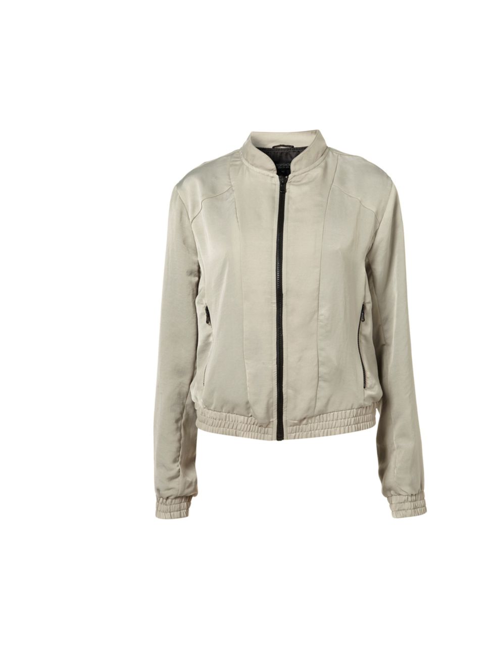 <p>Topshop stone coloured bomber, £42</p><p><a href="http://shopping.elleuk.com/browse?fts=topshop+soft+seamed+bomber">BUY NOW</a></p>