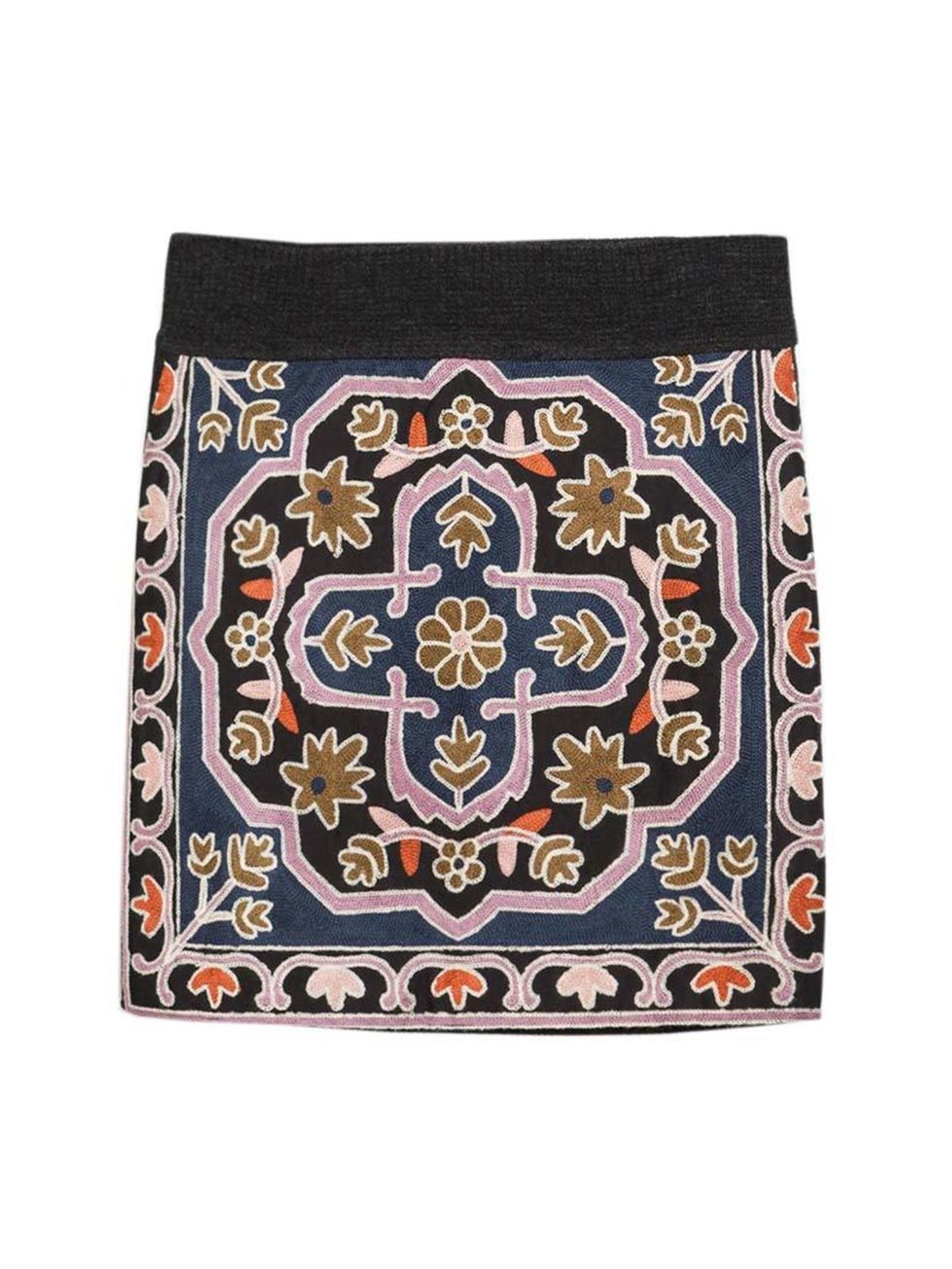 <p>Acting Commissioning Editor Georgia Simmonds will pair this embroidered skirt with a chunky knit and black opaques.</p>

<p><a href="http://www.zara.com/uk/en/woman/skirts/embroidered-geometric-knit-skirt-c269188p2336545.html" target="_blank">Zara</a> 
