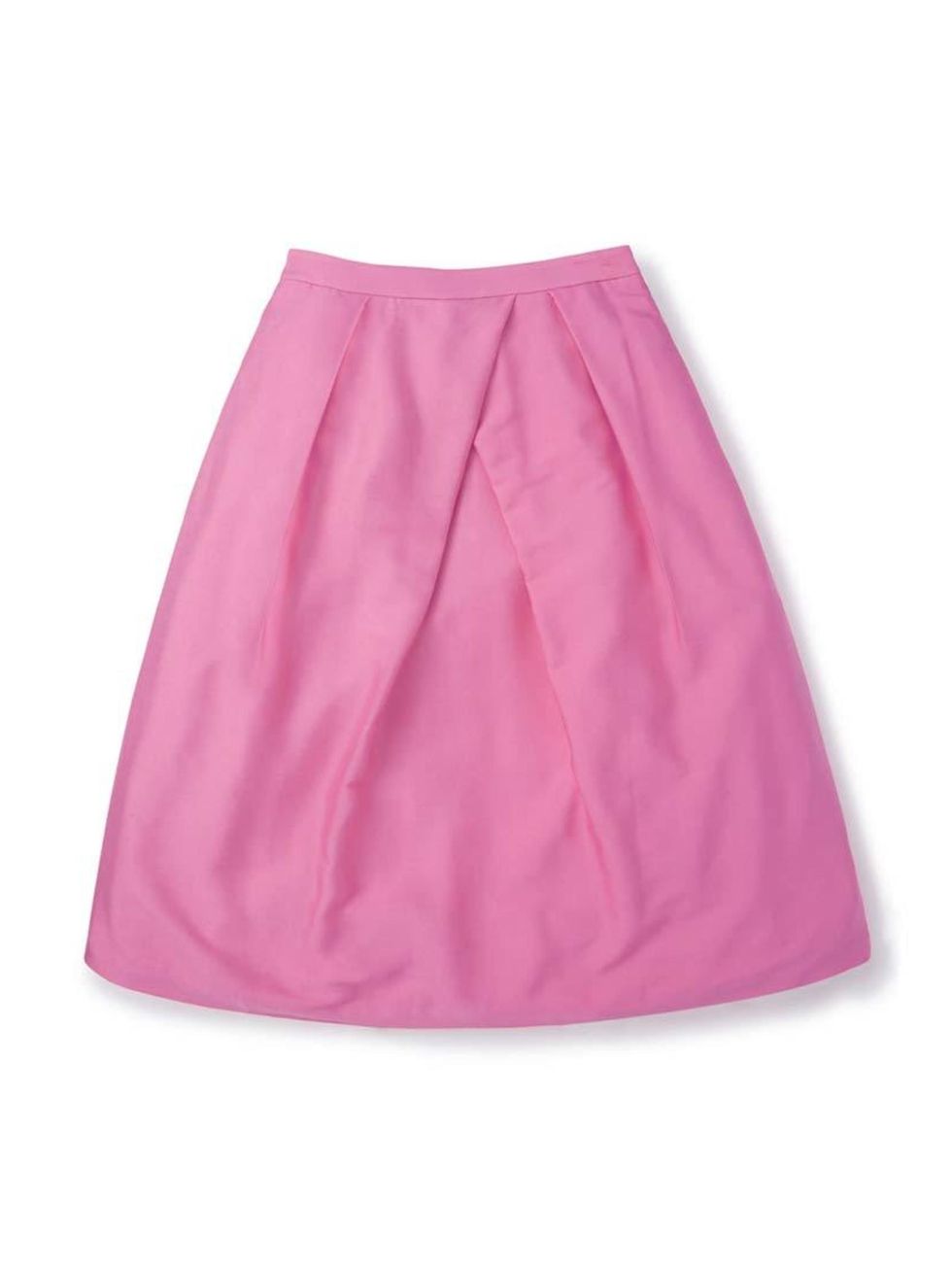 <p>It's a flash of pink for Beauty Assistant Joely Walker.</p>

<p><a href="http://www.boden.co.uk/en-GB/Womens-Skirts/Below-Knee-Skirts/BR042/Womens-Pleated-Full-Skirt.html" target="_blank">Boden</a> skirt, £129</p>