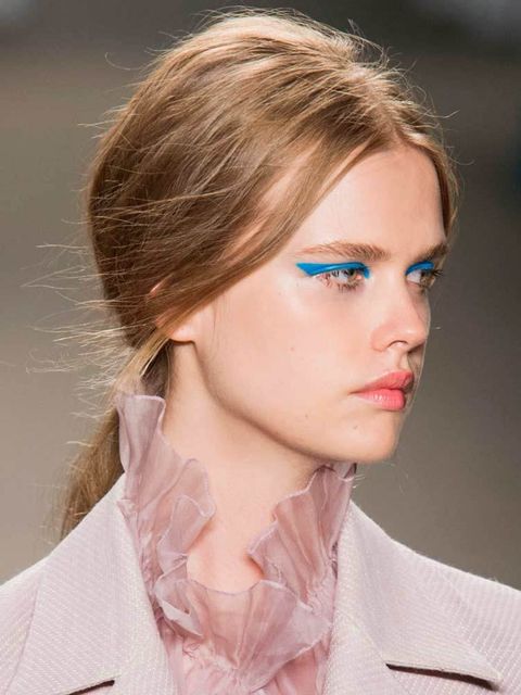 <p>Honor</p>

<p>The Look: Blue Eyes</p>

<p>Make-up Artist: Polly Osmond for Beauty.com</p>

<p>Key product: Kevyn Aucoin Eye Pencil Primatif, £21</p>

<p>Top tip: Create a deep blue lip by drawing onto the eyes with the pencil to create a winged-out sha