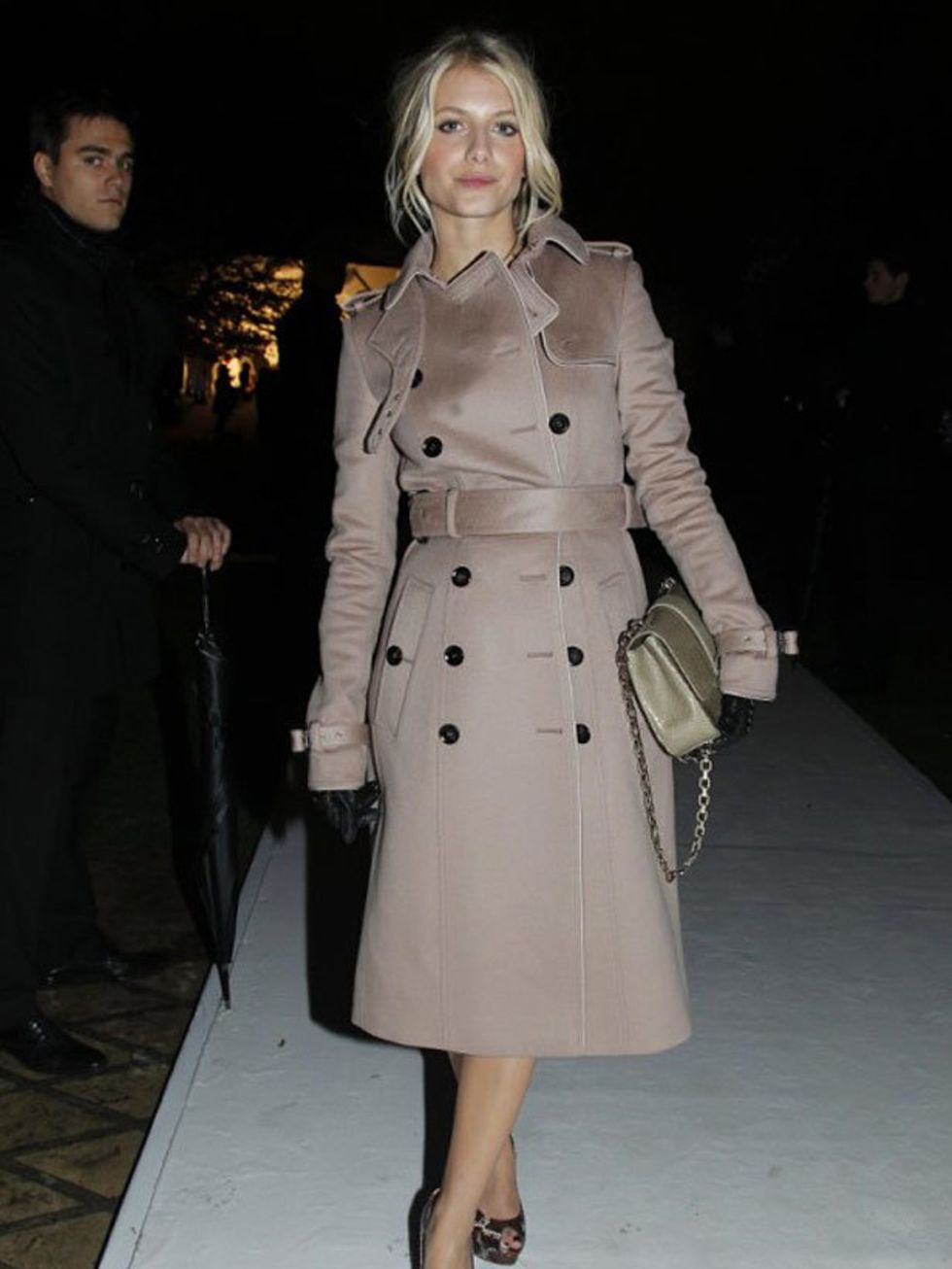 <p>French actress Melanie Laurent attends<a href="http://www.elleuk.com/news/star-style-news/burberry-takes-paris/(gid)/832074"> the opening of Burberry's new Paris flagship </a>store.</p>