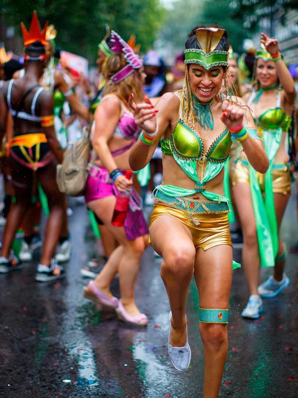 <p>EVENT: Notting Hill Carnival</p>

<p>Well begin with the biggie: an event that really needs no introduction. What? Youd like one anyway? OK, how about: sound systems, dance troupes, curried goat and rice n peas, trumpeters, masquerade, street food, 
