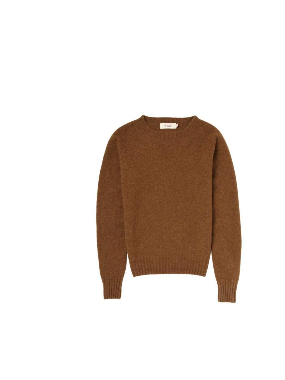 <p>Cooler days have the ELLE team stockpiling sweaters - Art Director Miette Johnson has her eye on this tobacco crew neck.</p><p><a href="http://www.youmustcreate.com/products/aw13-ymc-knits-tees-sweats/cashwool-crew-10/">YMC</a> jumper, £210</p>