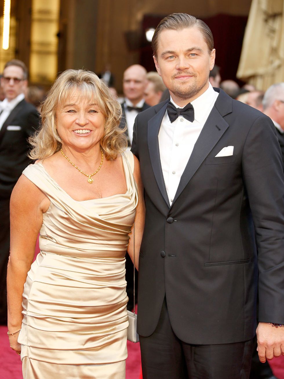 Leo famously choses to take his mother to award ceremonies instead of any supermodel that he may be dating. Hes also spoken about his mums sense of humour saying: My mother is insulting me all day long, shes the best. How sweet... we think?