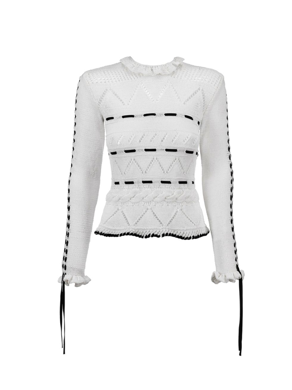 <p> Pretty knitwear to go with anything. </p>

<p><a href="http://www.shop.magdabutrym.com/product/128915" target="_blank">Magda Butrym</a> jumper, £595</p>