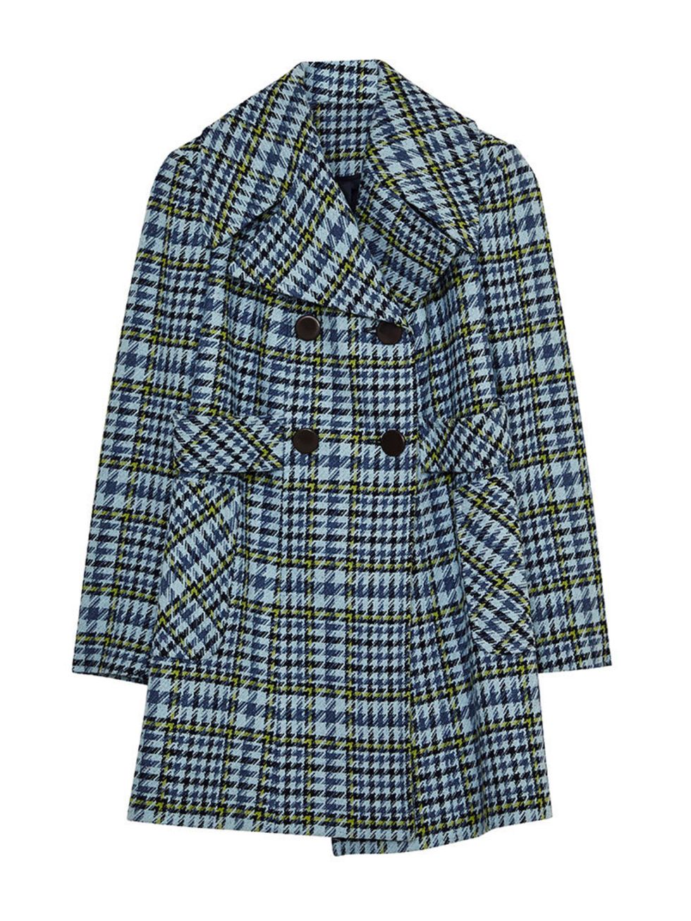 <p><a href="http://www.asos.com/ASOS/ASOS-Coat-in-60s-Check/Prod/pgeproduct.aspx?iid=5517223&cid=2623&sh=0&pge=0&pgesize=36&sort=-1&clr=Baby+blue&totalstyles=390&gridsize=3" target="_blank">ASOS</a> coat, £85</p>