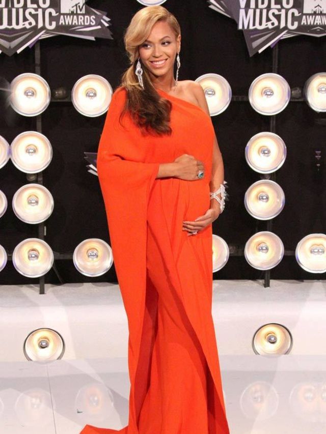 <p>Beyonce Knowles wearing Lanvin on the red carpet</p>