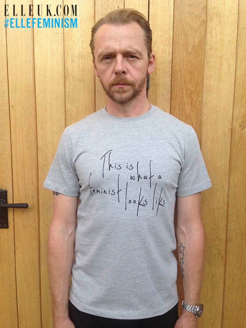 Simon Pegg, actor and feminist