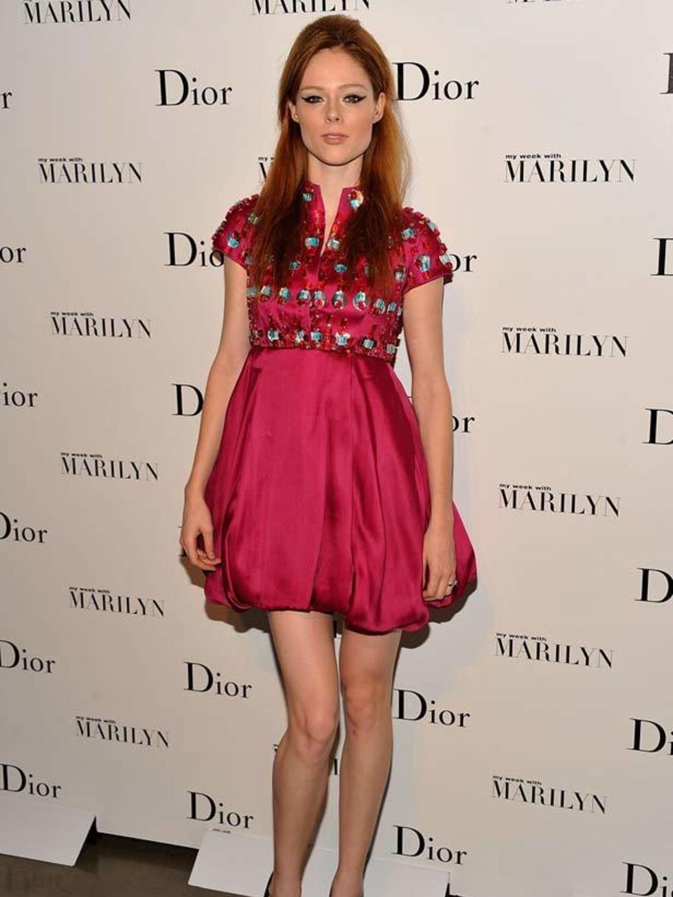 <p><a href="http://www.elleuk.com/starstyle/style-files/(section)/coco-rocha">Coco Rocha</a> wearing <a href="http://www.elleuk.com/catwalk/collections/dior/">Dior</a> at the opening of the Picturing Marilyn exhibition at the Milk Gallery in New York Ci