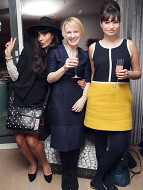 <p>Jameela Jamil, Lorraine Candy and Gizzy Erskine</p>
